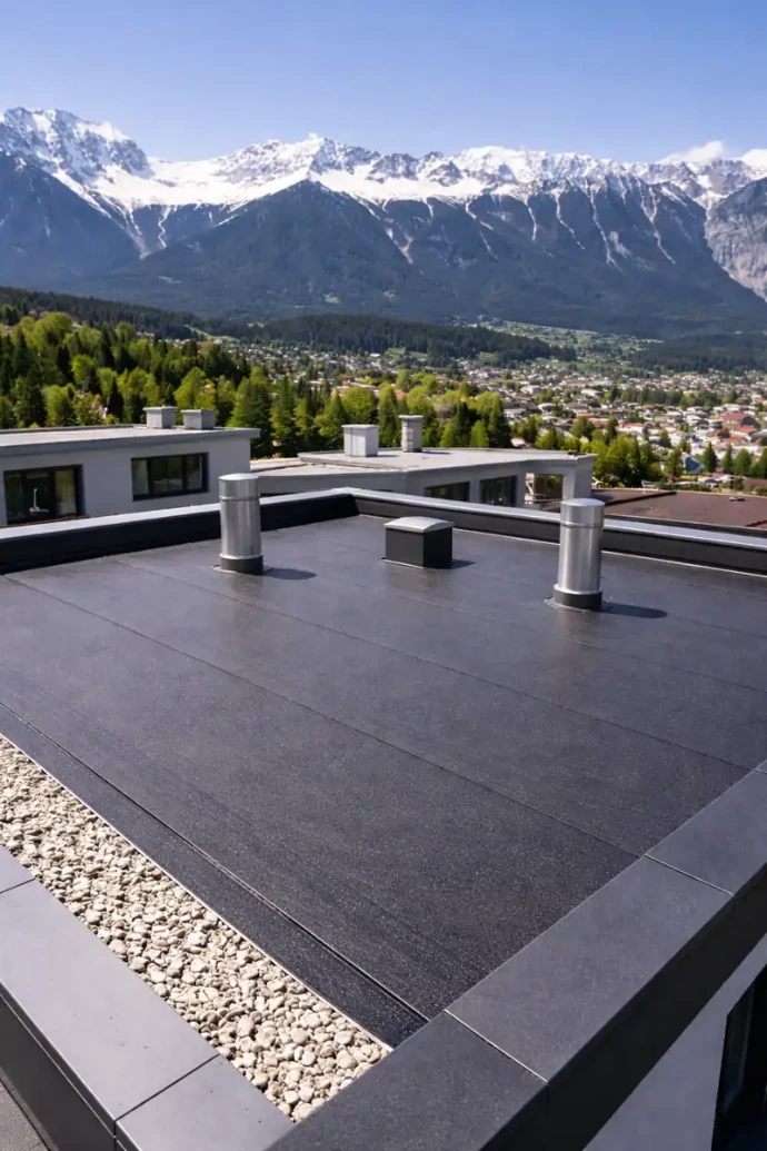 Schwarzdecker in Innsbruck – Flachdach Abdichtung von Dachdecker Innsbruc Schwarzdecker in Innsbruck – Flachdach Abdichtung von Dachdecker Innsbruc